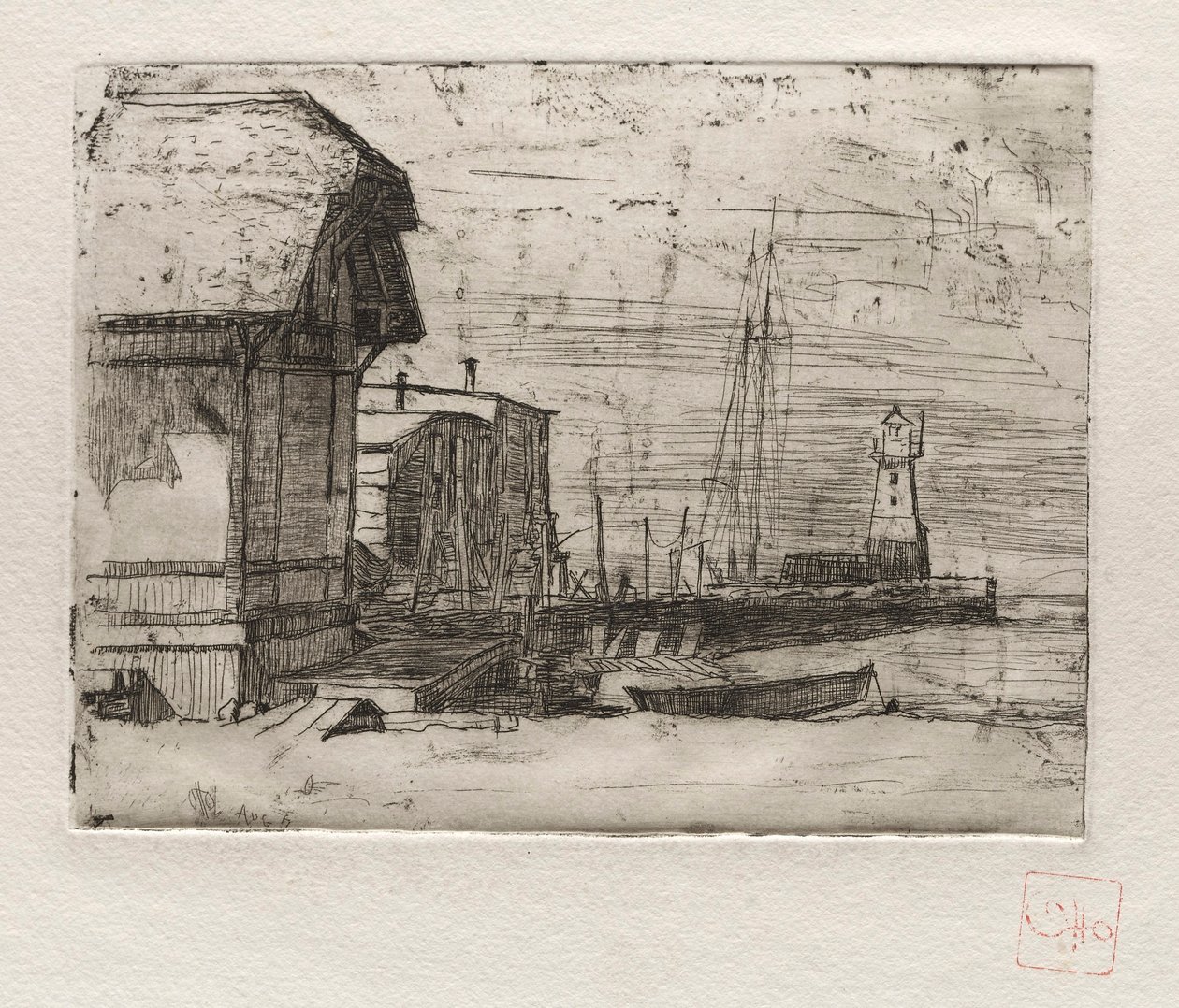 West Pier 1878, 1878. od Otto H. Bacher