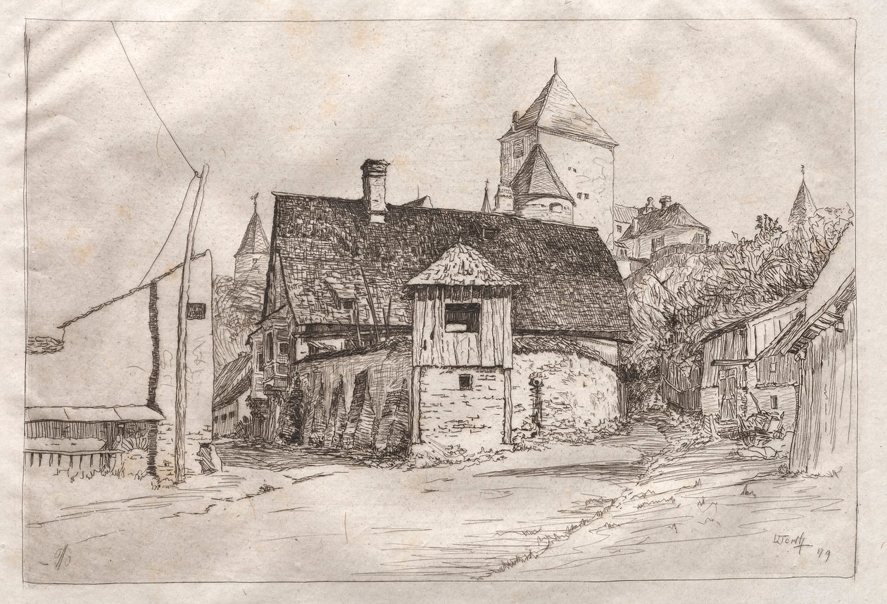 Worth: A Lane, 1879. od Otto H. Bacher