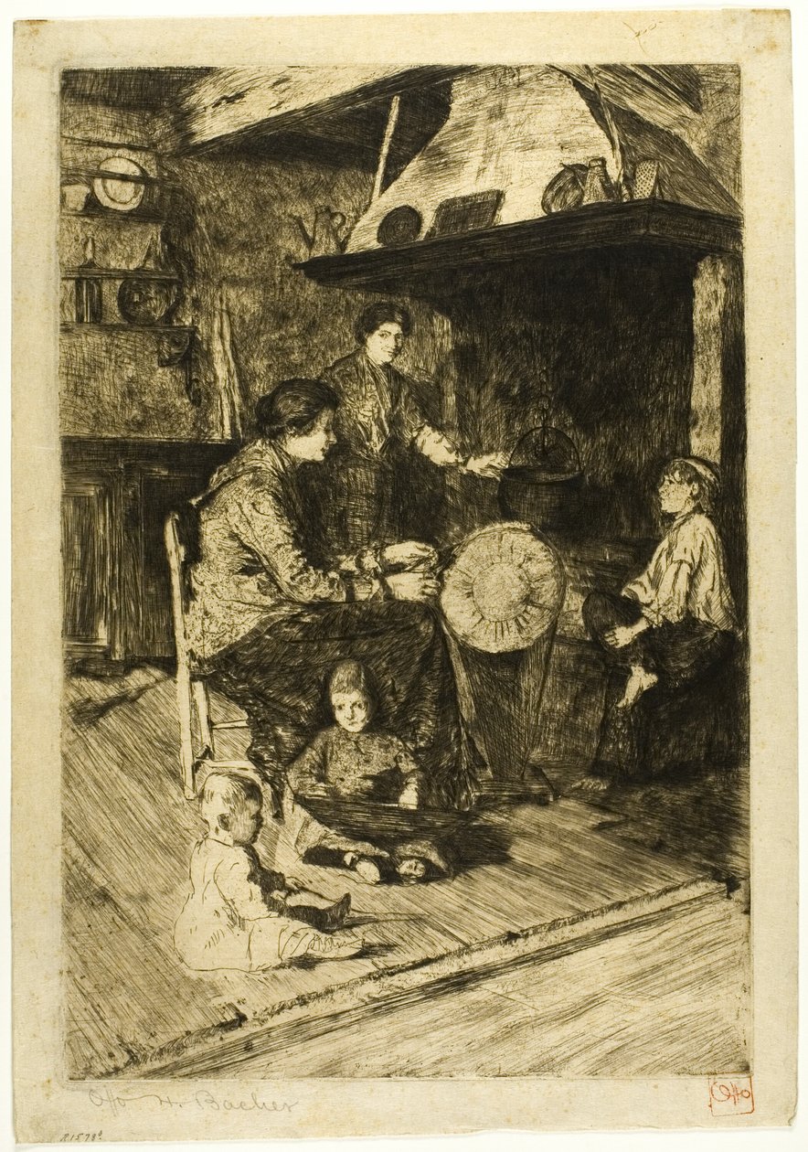 Krajkářka od Otto Henry Bacher