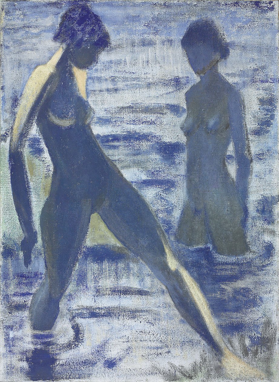 Bathers, kolem roku 1927 od Otto Mueller