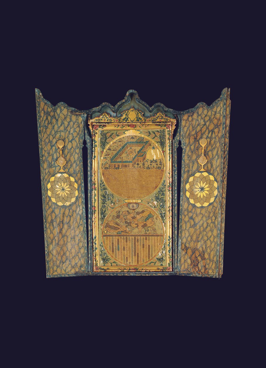 Qibla Compass, Konstantinopol od Ottoman School