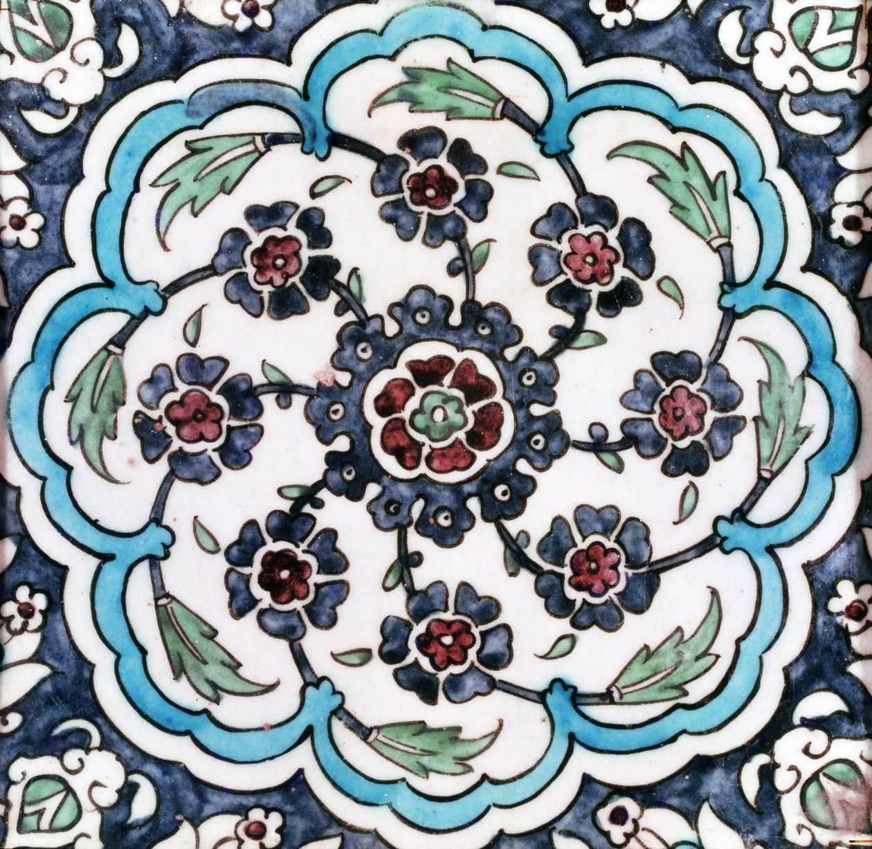 Dlaždice (fritware) od Ottoman School