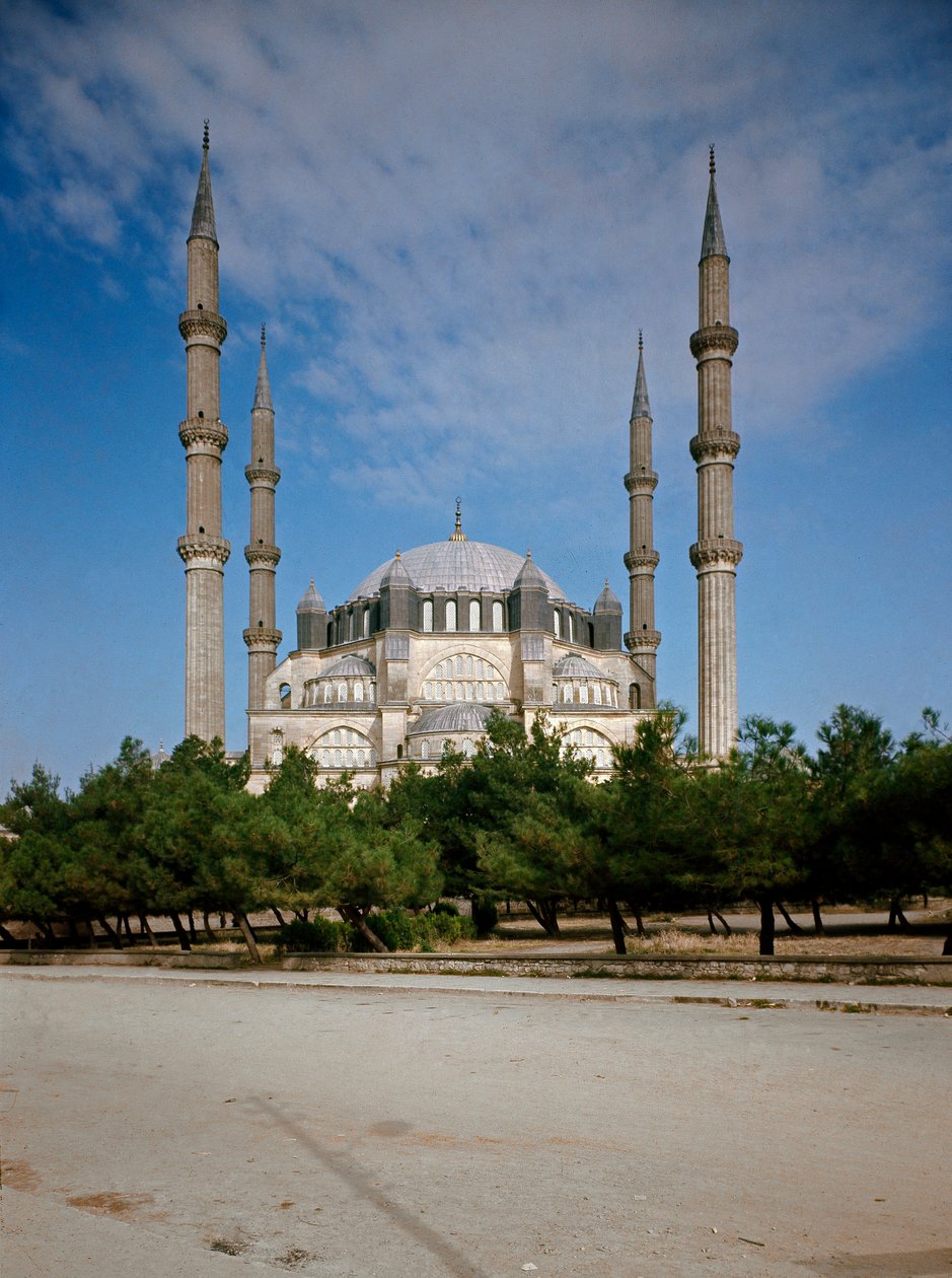 Pohled na mešitu (1575) od Ottoman School