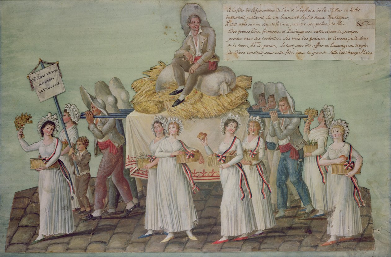 Svátek zemědělství v roce 1796 v Paříži od P. A. and J.B. Lesueur
