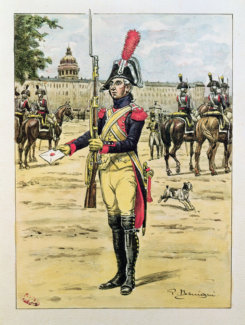 Elitní četnická legie, 1801-02 od P. Benigni