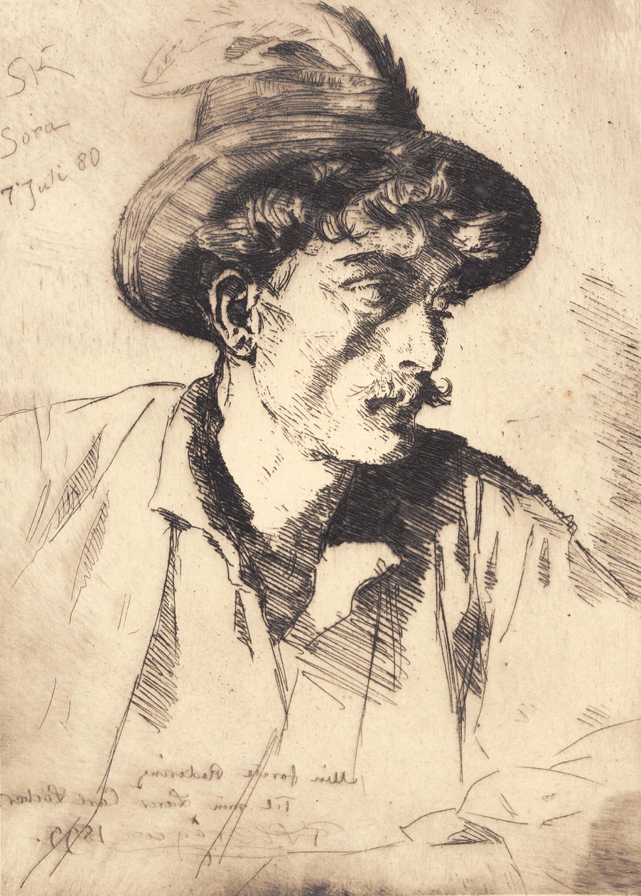 Italský zemědělský dělník. Sora od Peder Severin Krøyer