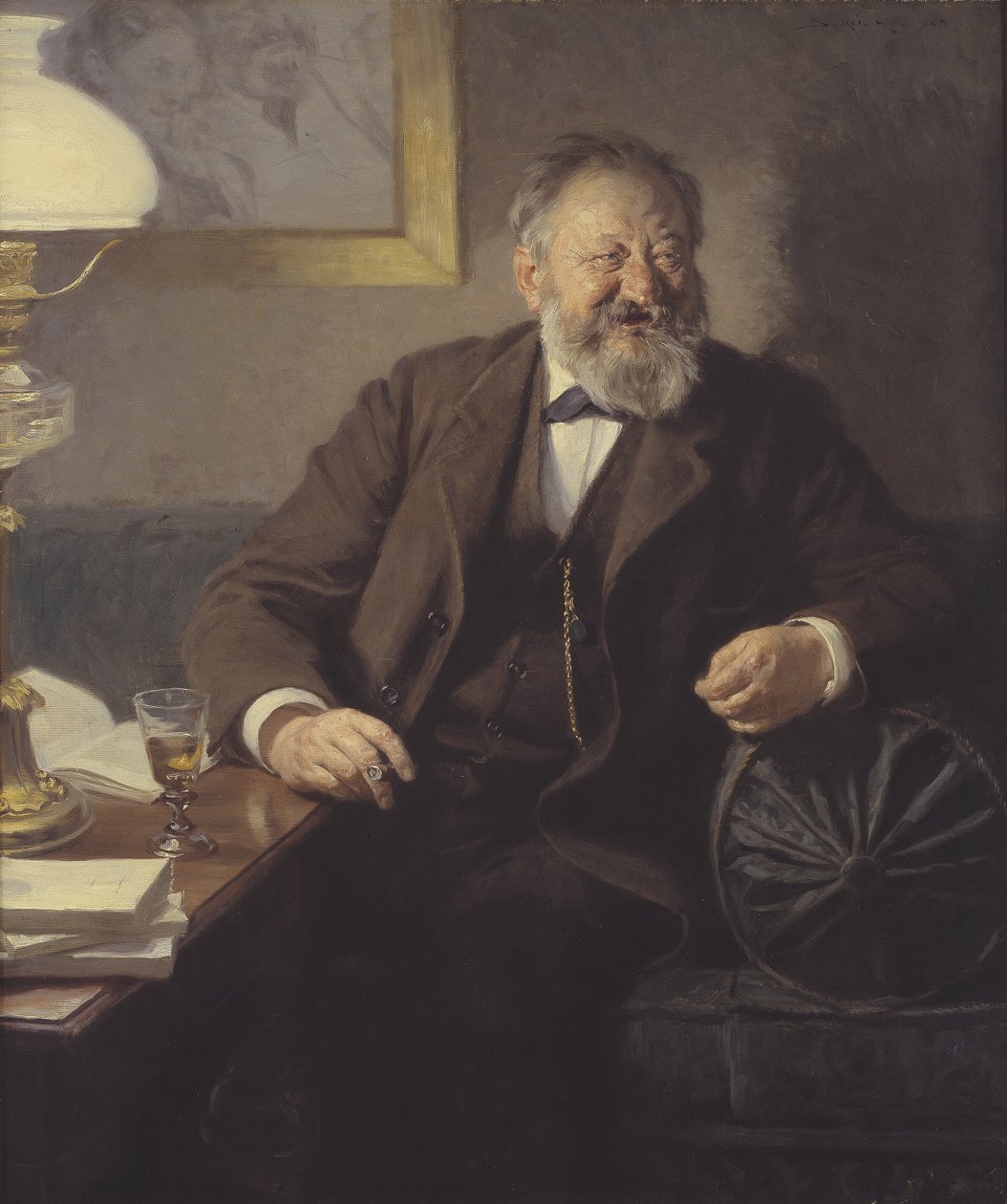 Autor Sophus Schandorph od Peder Severin Krøyer