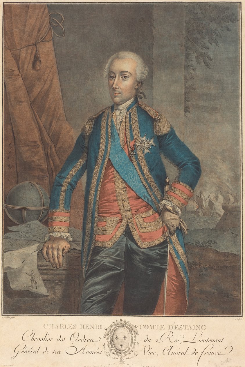 Charles Henri, hrabě z Estaing od P. Frieselhem