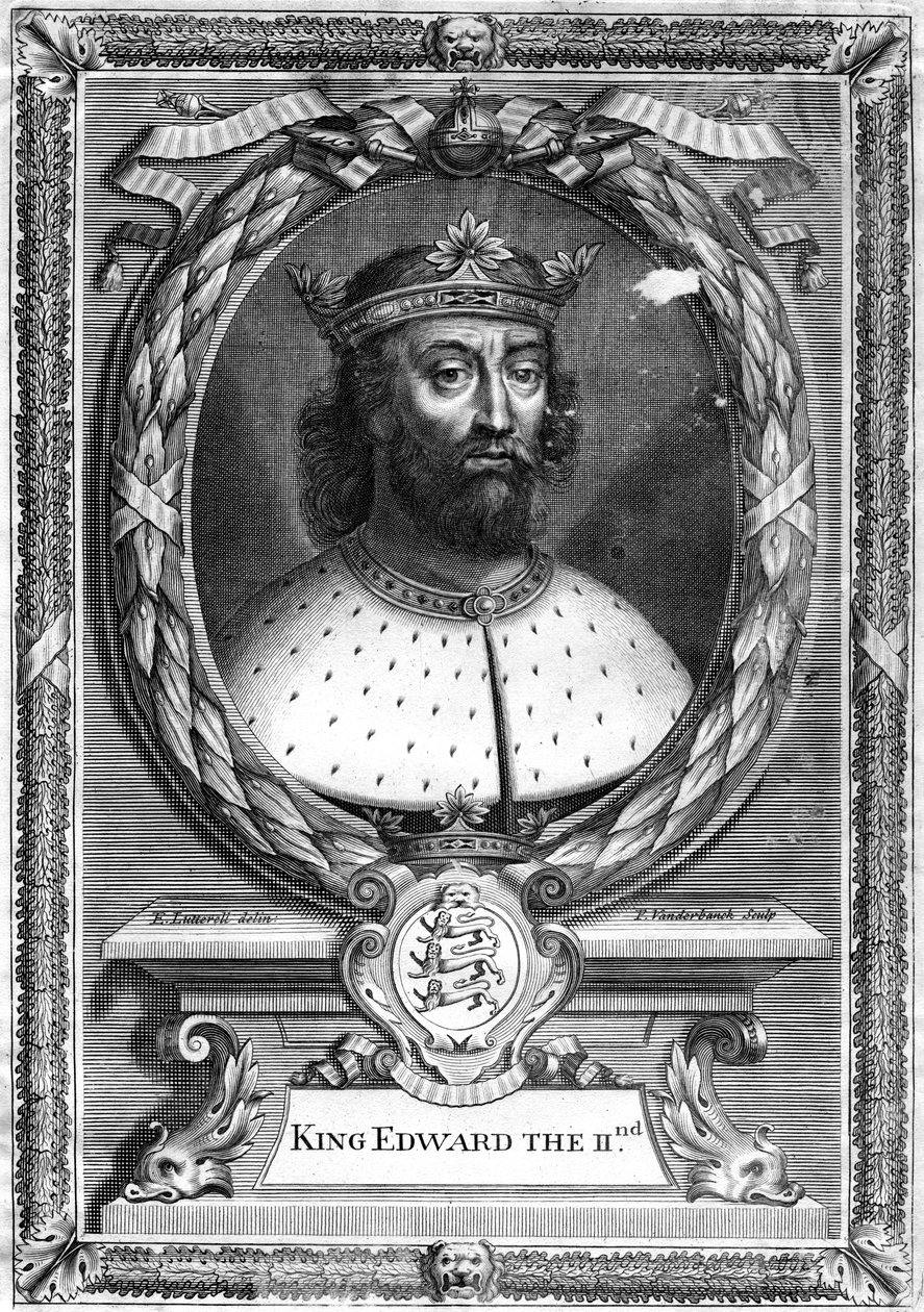 Anglický král Edward II., 17. století. od P. Vanderbanck