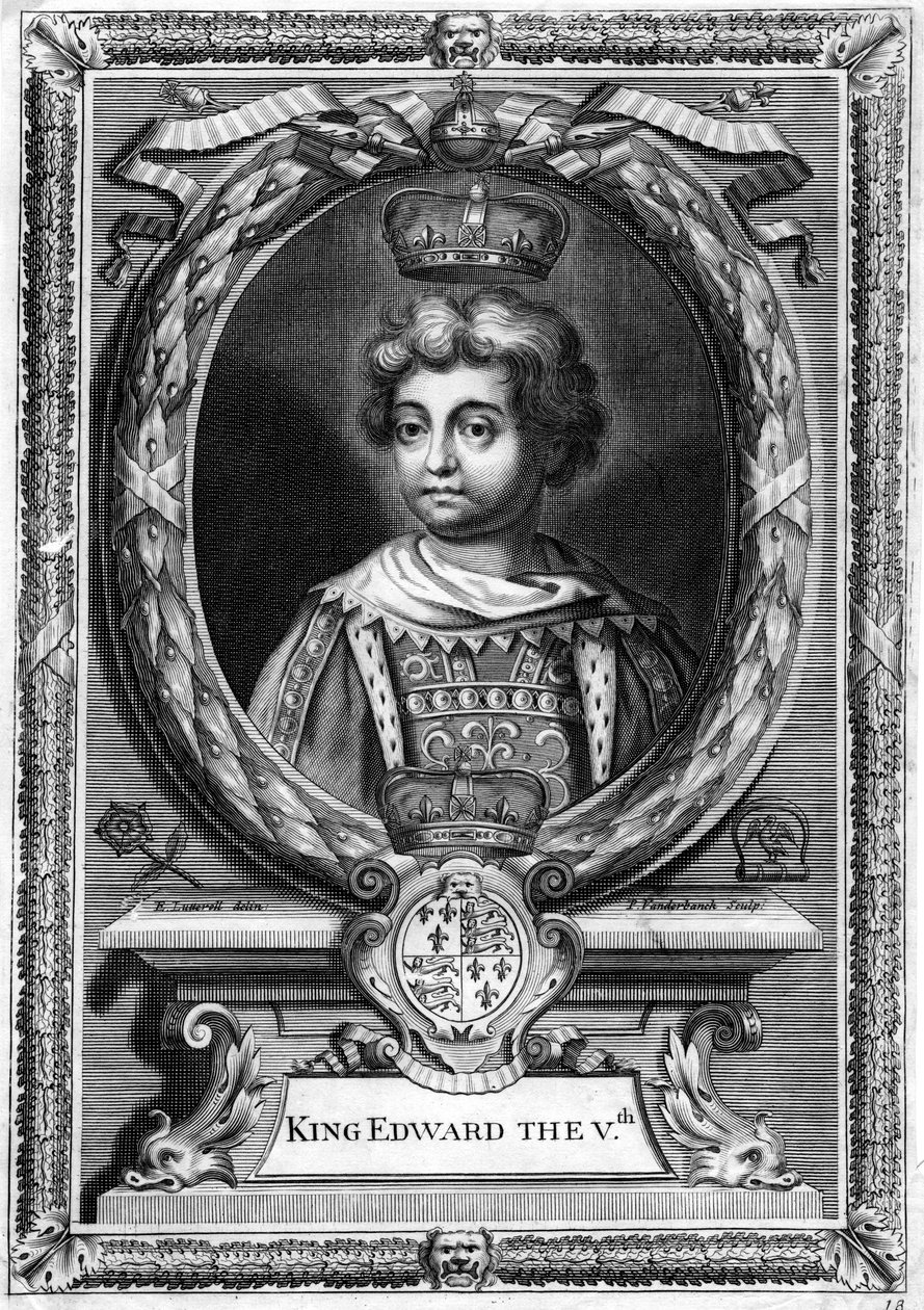 Anglický král Edward V., 1470-1483. od P. Vanderbanck