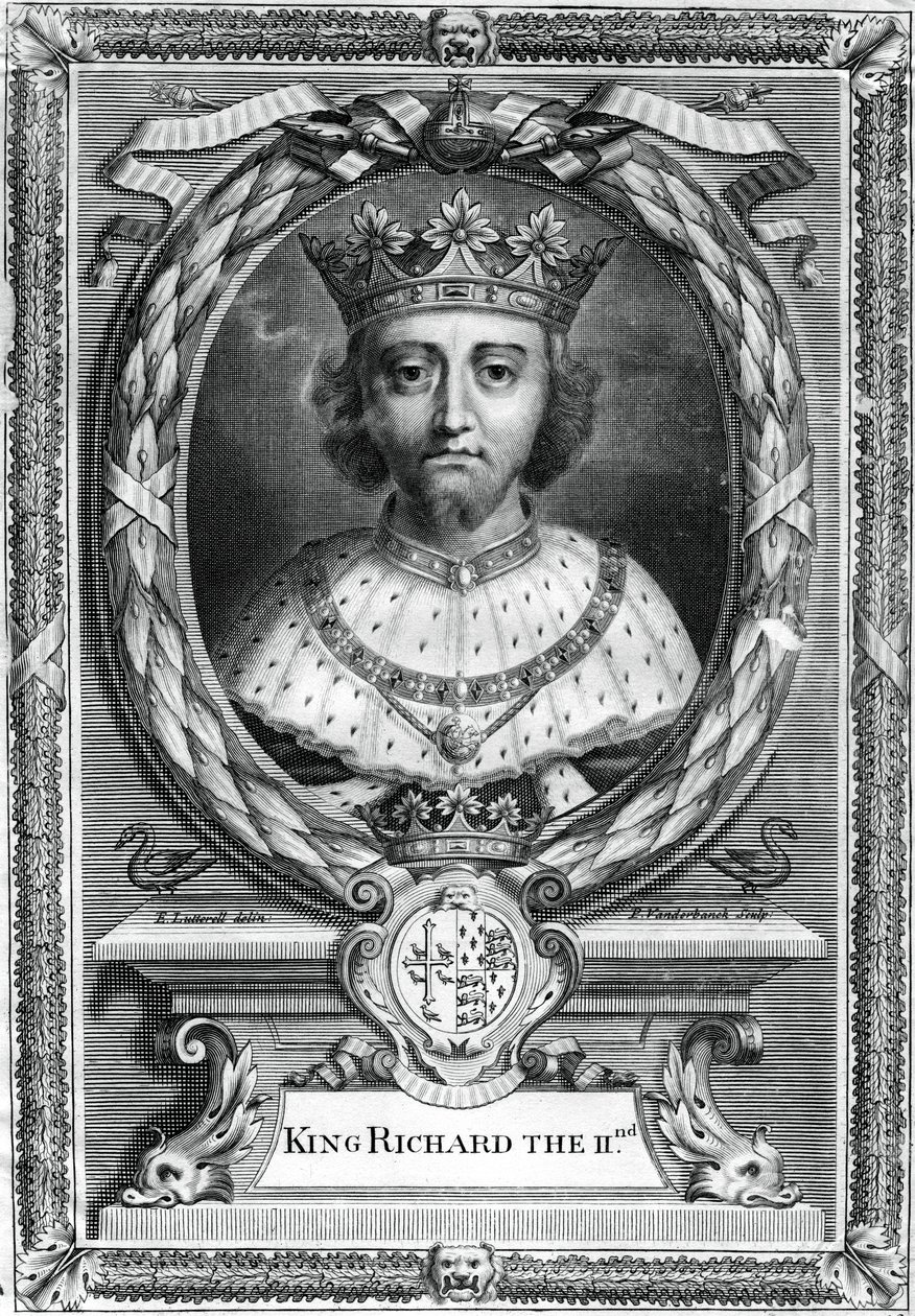 Richard II., anglický král. od P. Vanderbanck