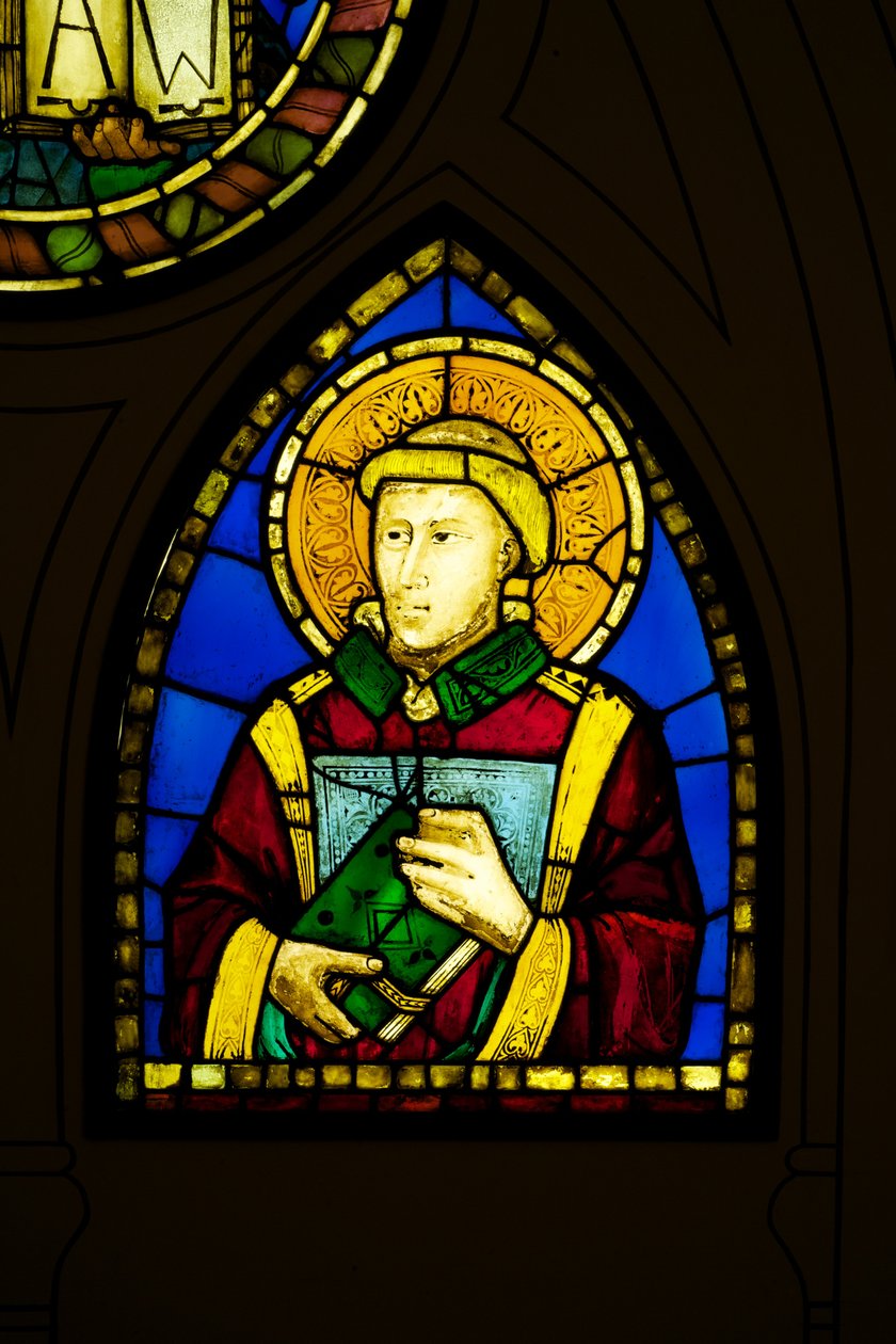 Deacon (barevné sklo) od Pacino di Buonaguida