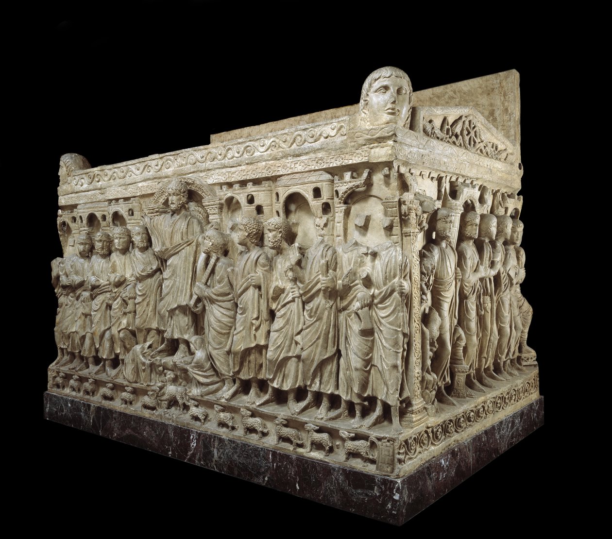 Sarkofág Flavia Stilicha, c.359-408 (mramor) od Paleo Christian