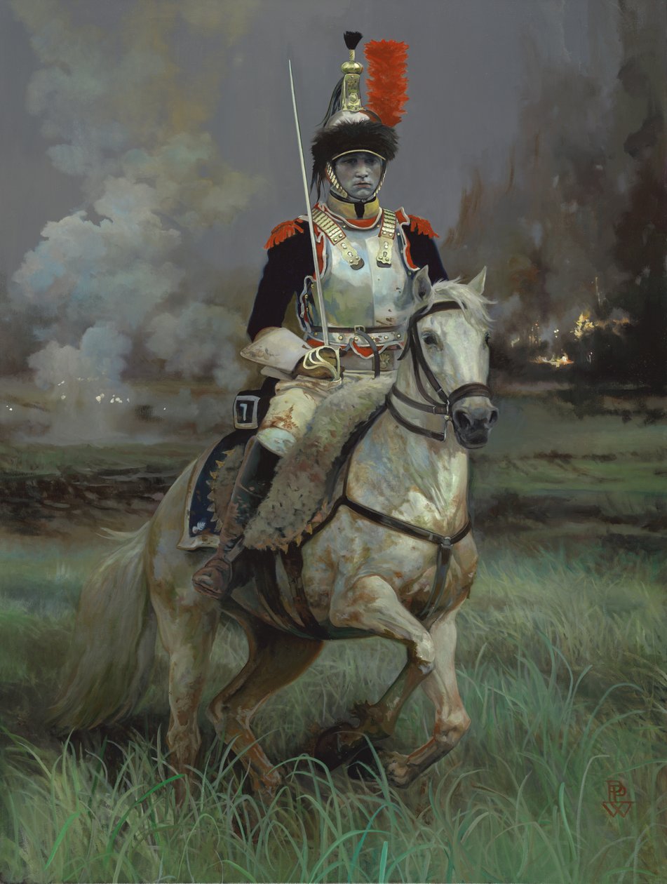 Cuirassier, 2016 (olej na plátně) od Pamela Patrick White