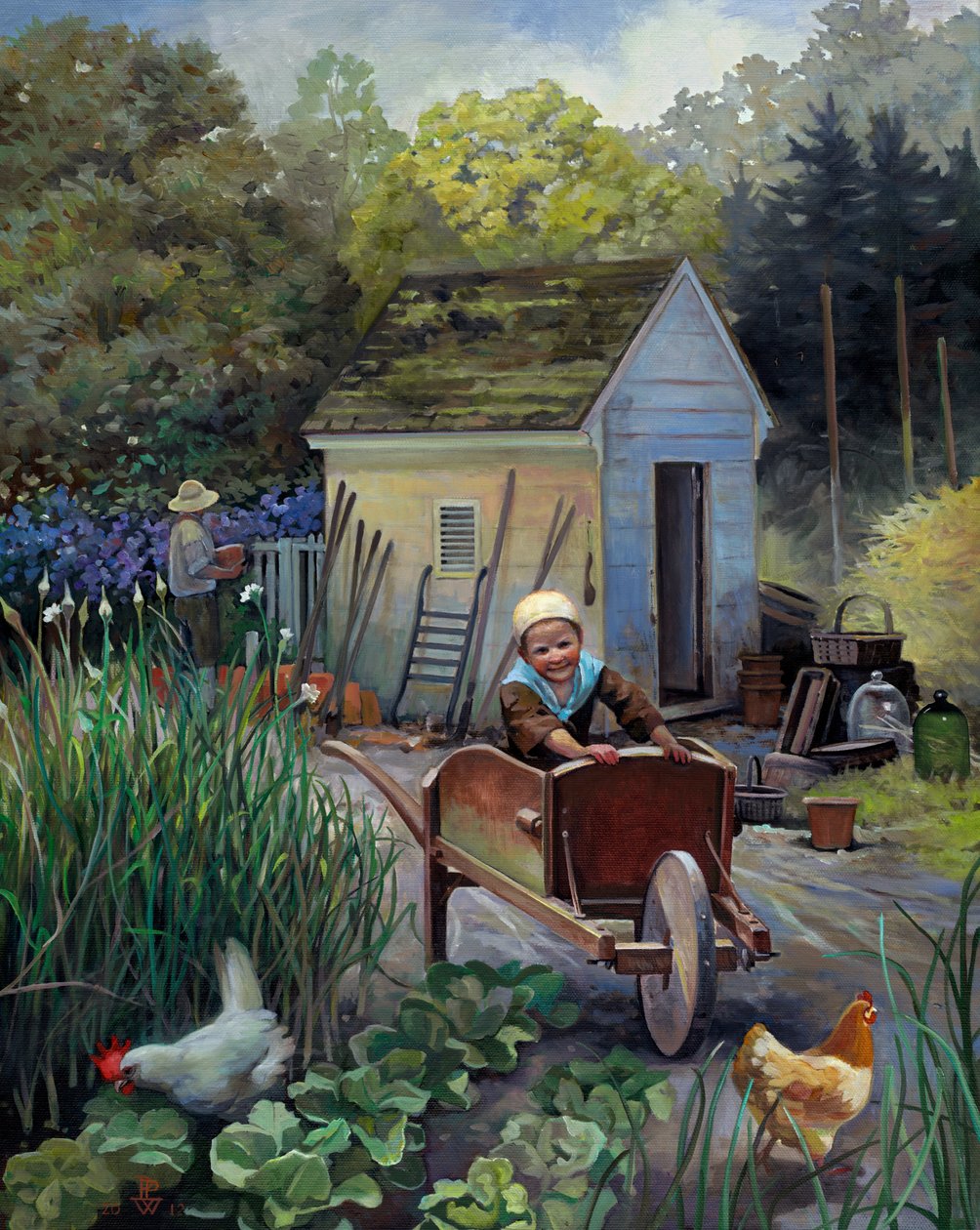 Svoboda, 2011 (olej na plátně) od Pamela Patrick White