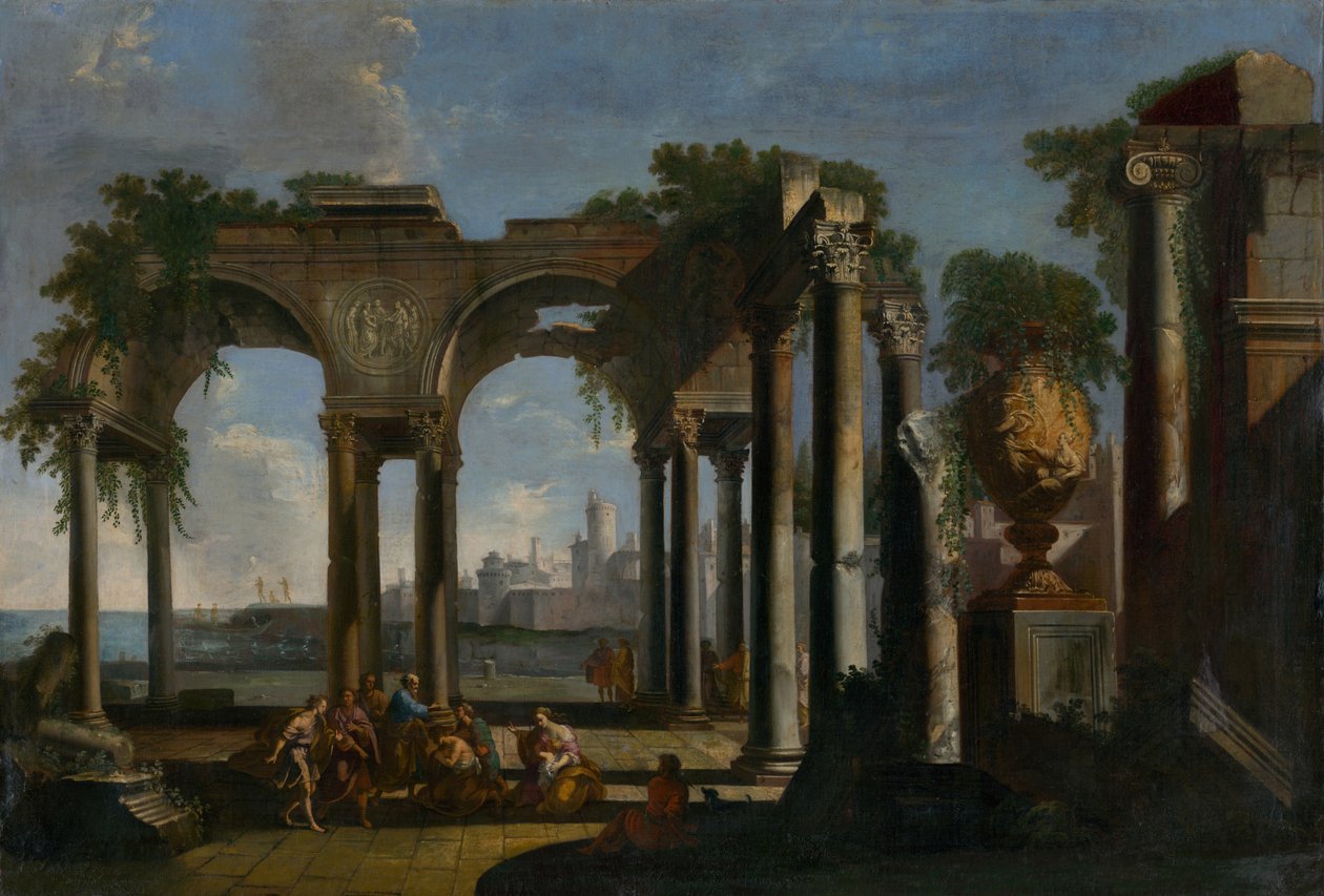 Svatý Pavel káže v Campagna, asi 1735. od Pannini