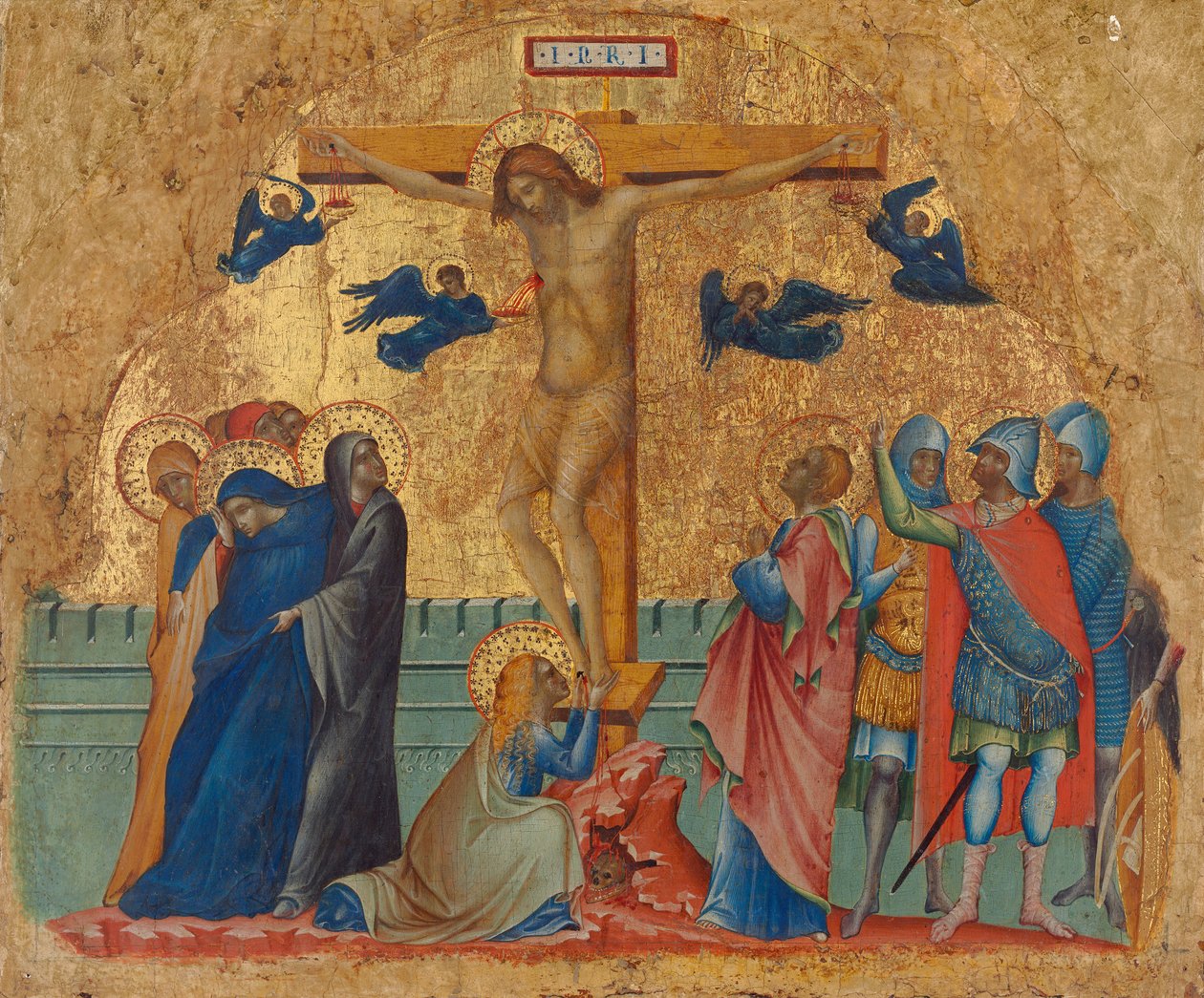 Ukřižování, asi 1340 (tempera na desce) od Paolo Veneziano