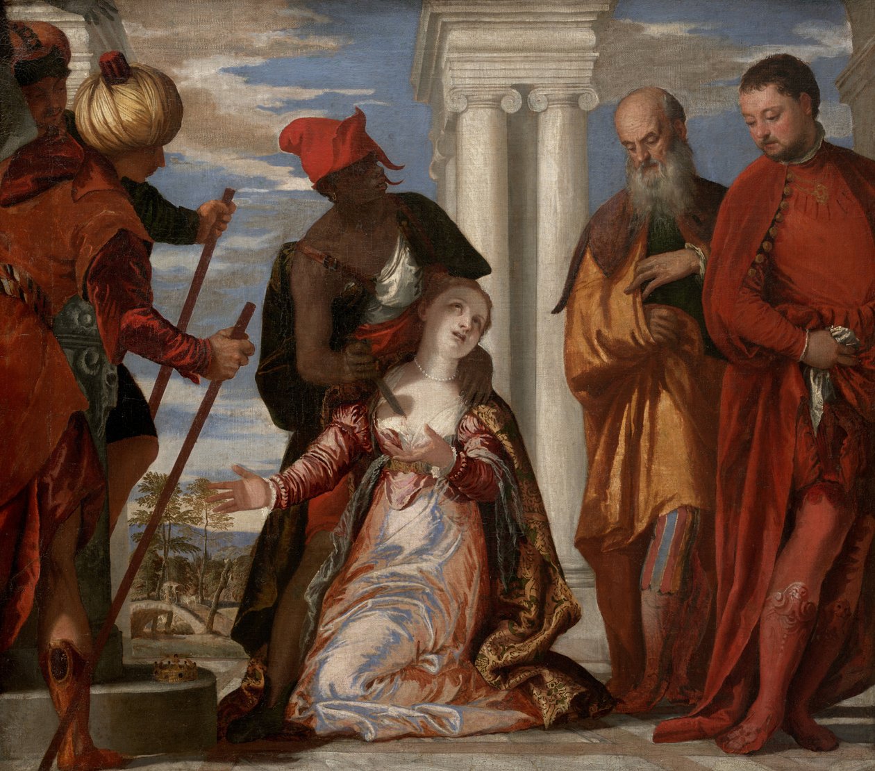 Mučednictví Santa Giustiny od Paolo Veronese