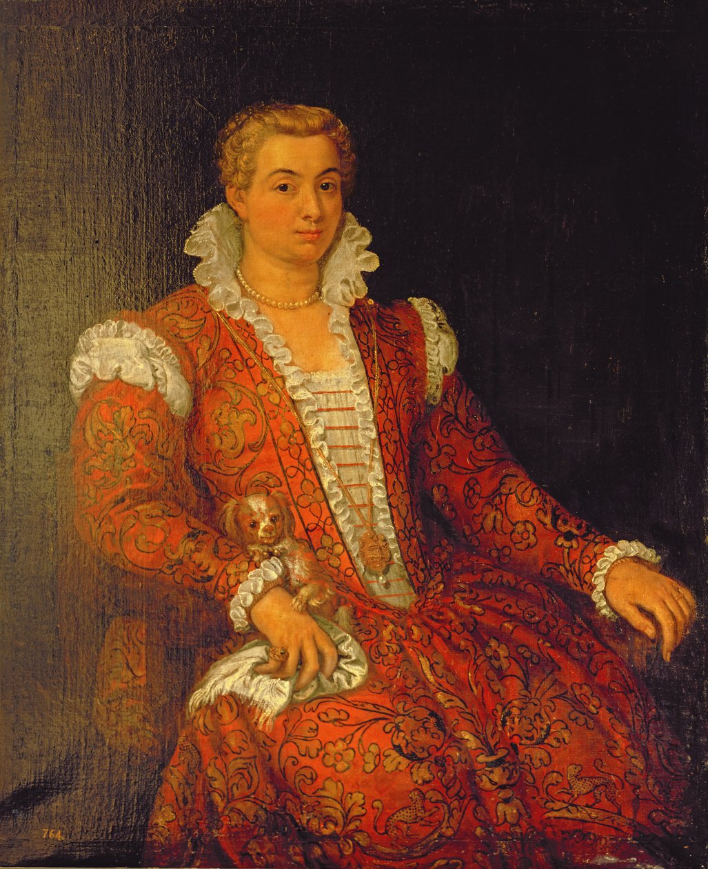 Portrét pravděpodobně Livia Colonna († 1552) od Paolo Veronese