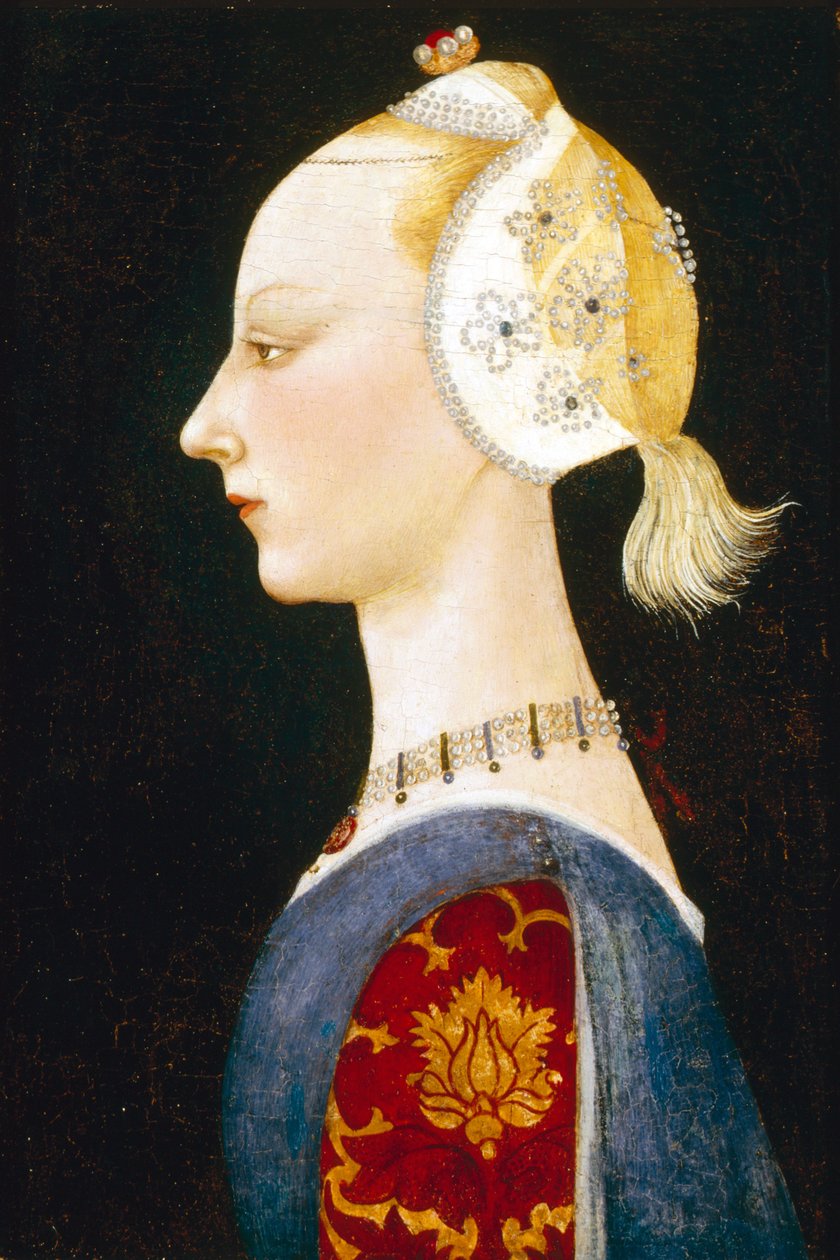 Mladá dáma módy, 1462-1465 od Paolo Uccello