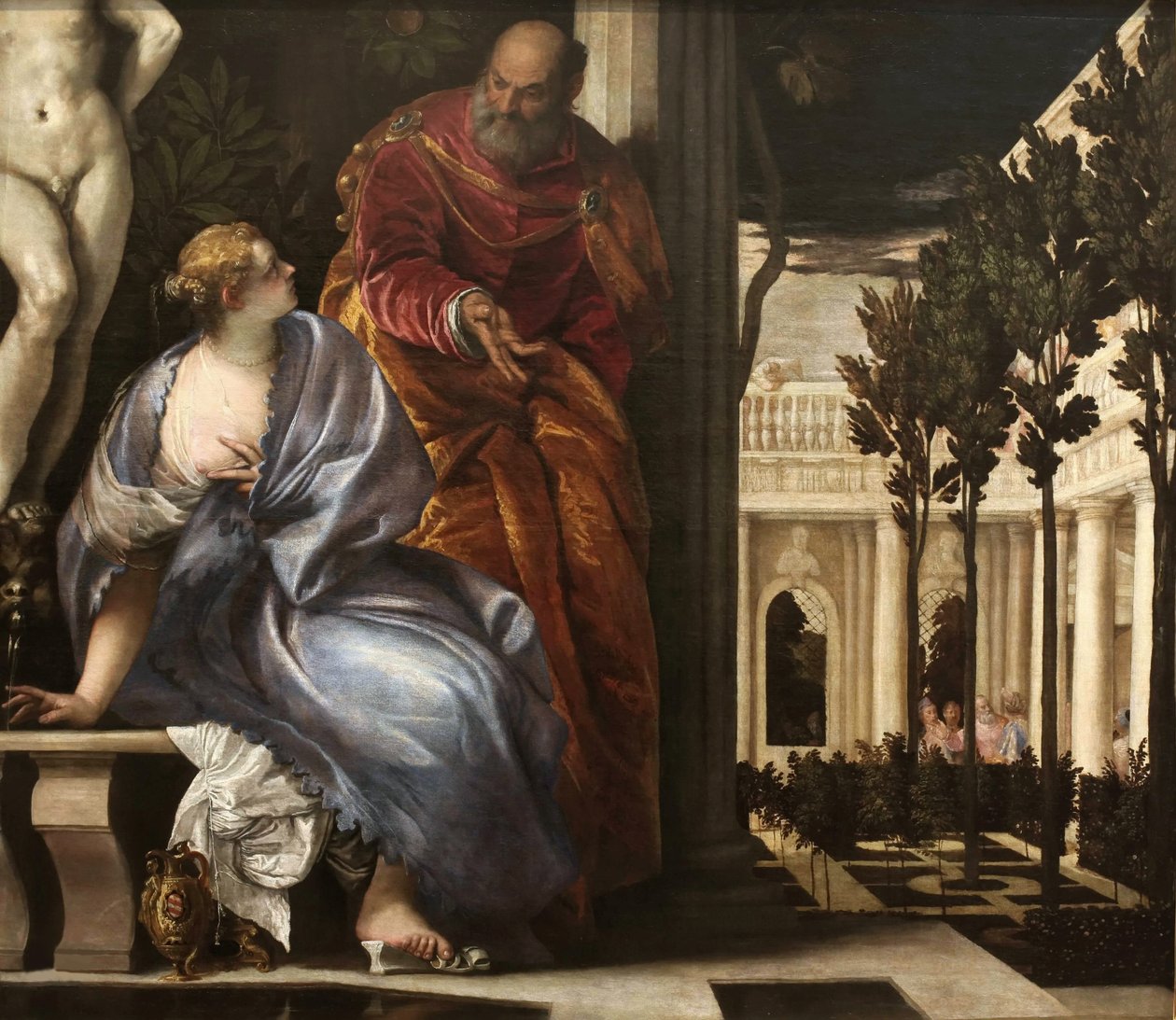 Bathsheba at Her Bath, ca. 1575. od Paolo Veronese