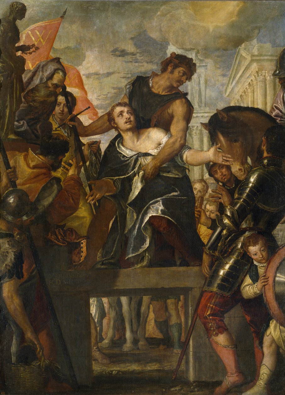 Umučení svatého Menase od Paolo Veronese
