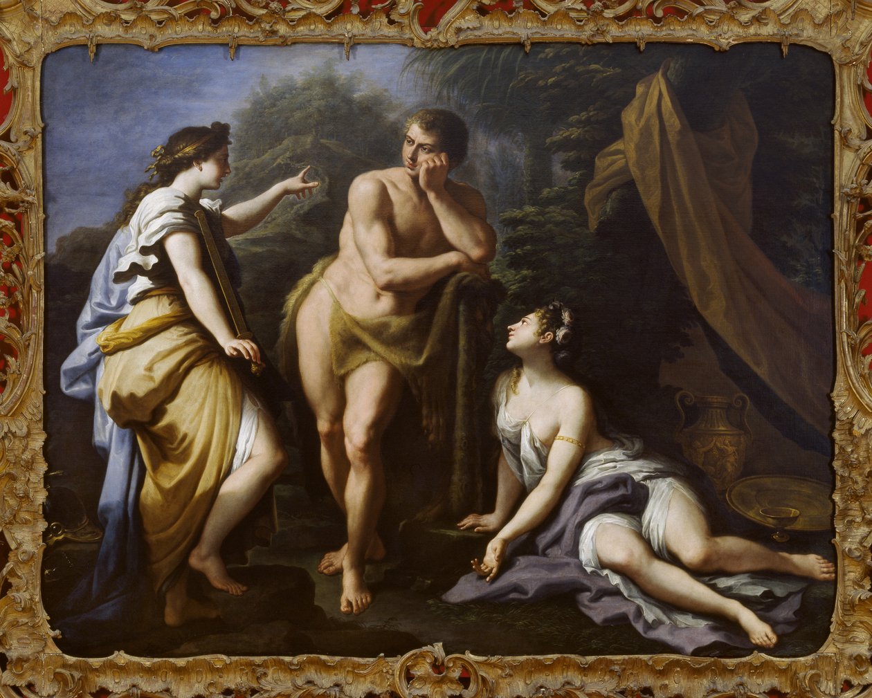 The Choice of Hercules, 1712 od Paolo di Matteis