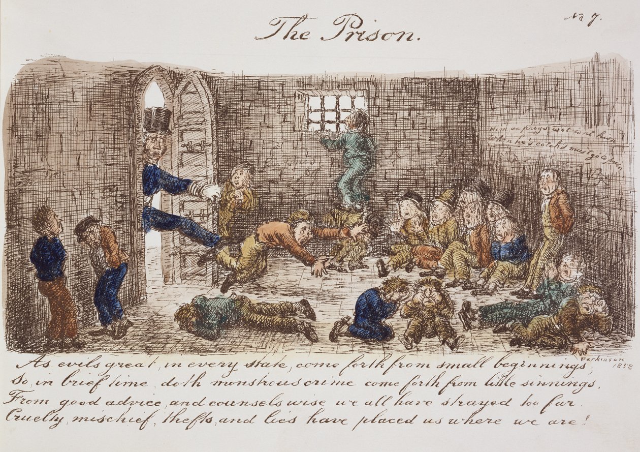 Vězení, 1858 od Parkinson