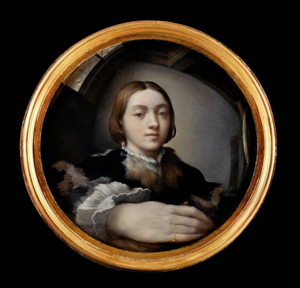 Autoportrét v zrcadle od Parmigianino