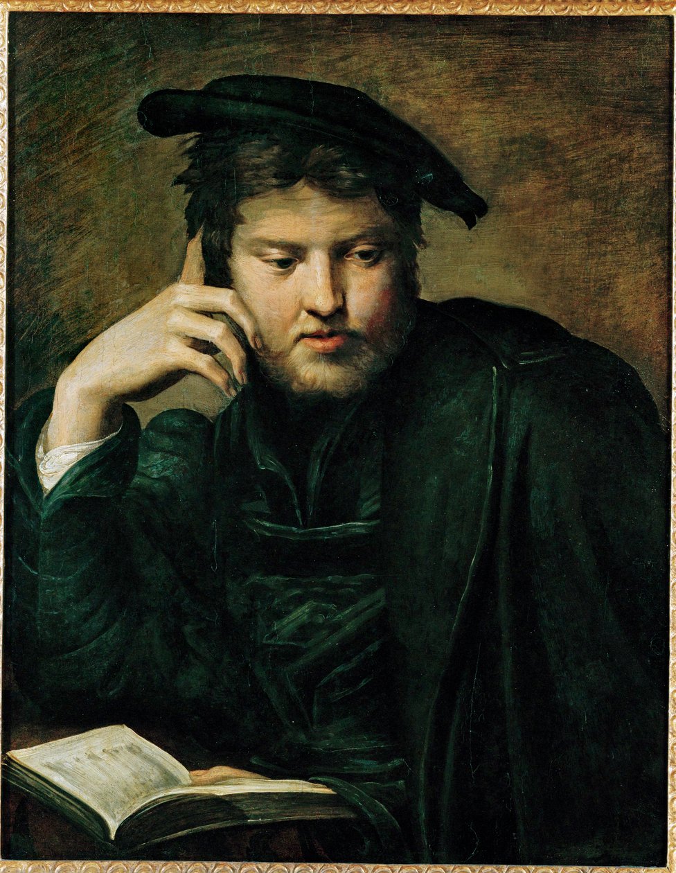 Muž s knihou, raná práce ... od Parmigianino (1503 40)