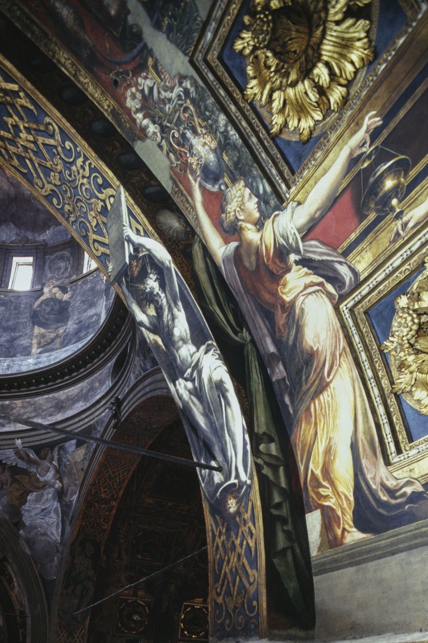 Mojžíš a pošetilé panny od Parmigianino