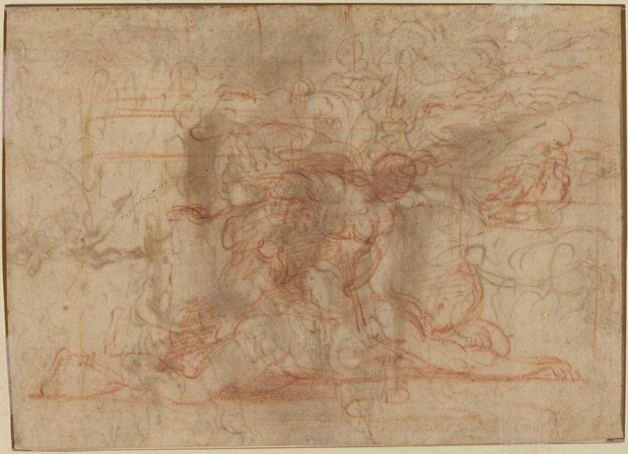 Jael a Cisera? [vůči] od Parmigianino