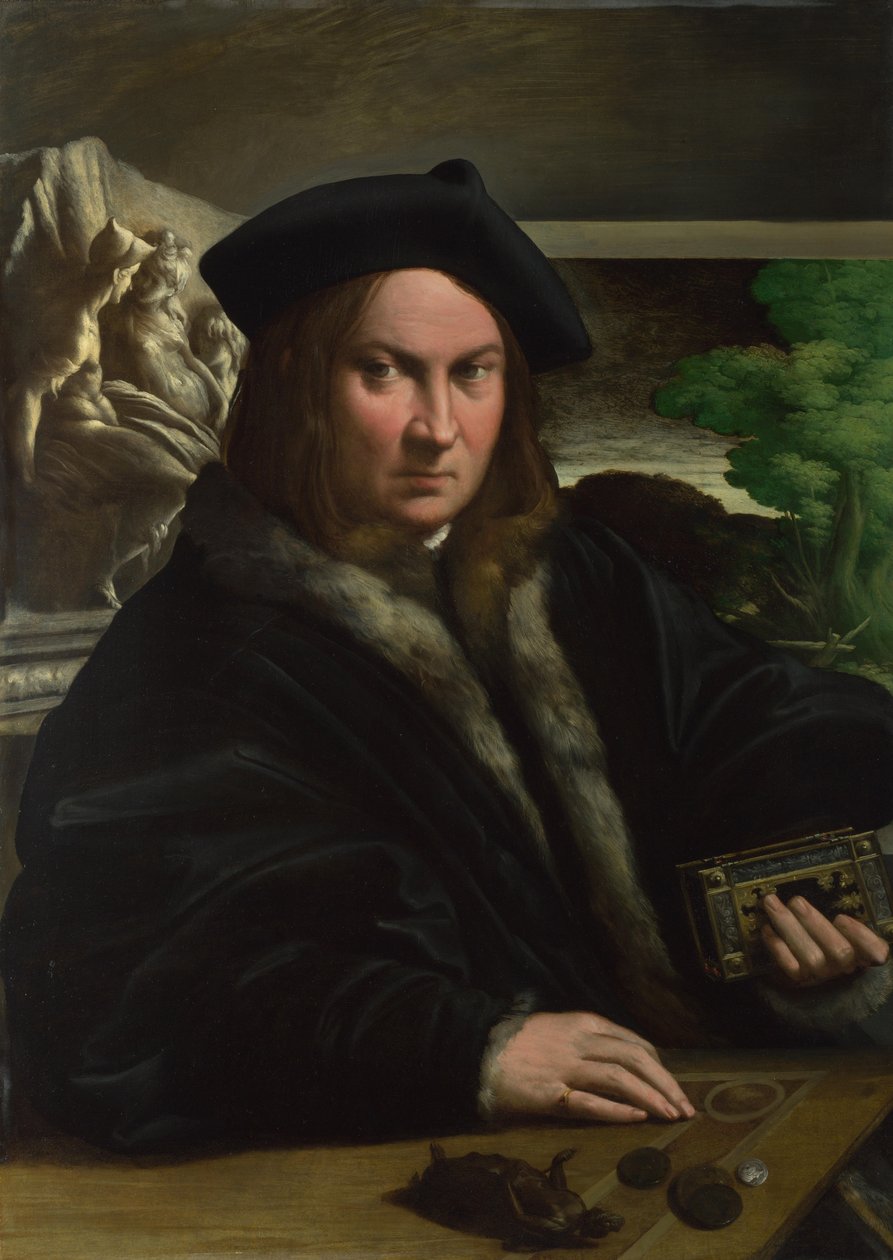 Portrét sběratele, c. 1523. od Parmigianino