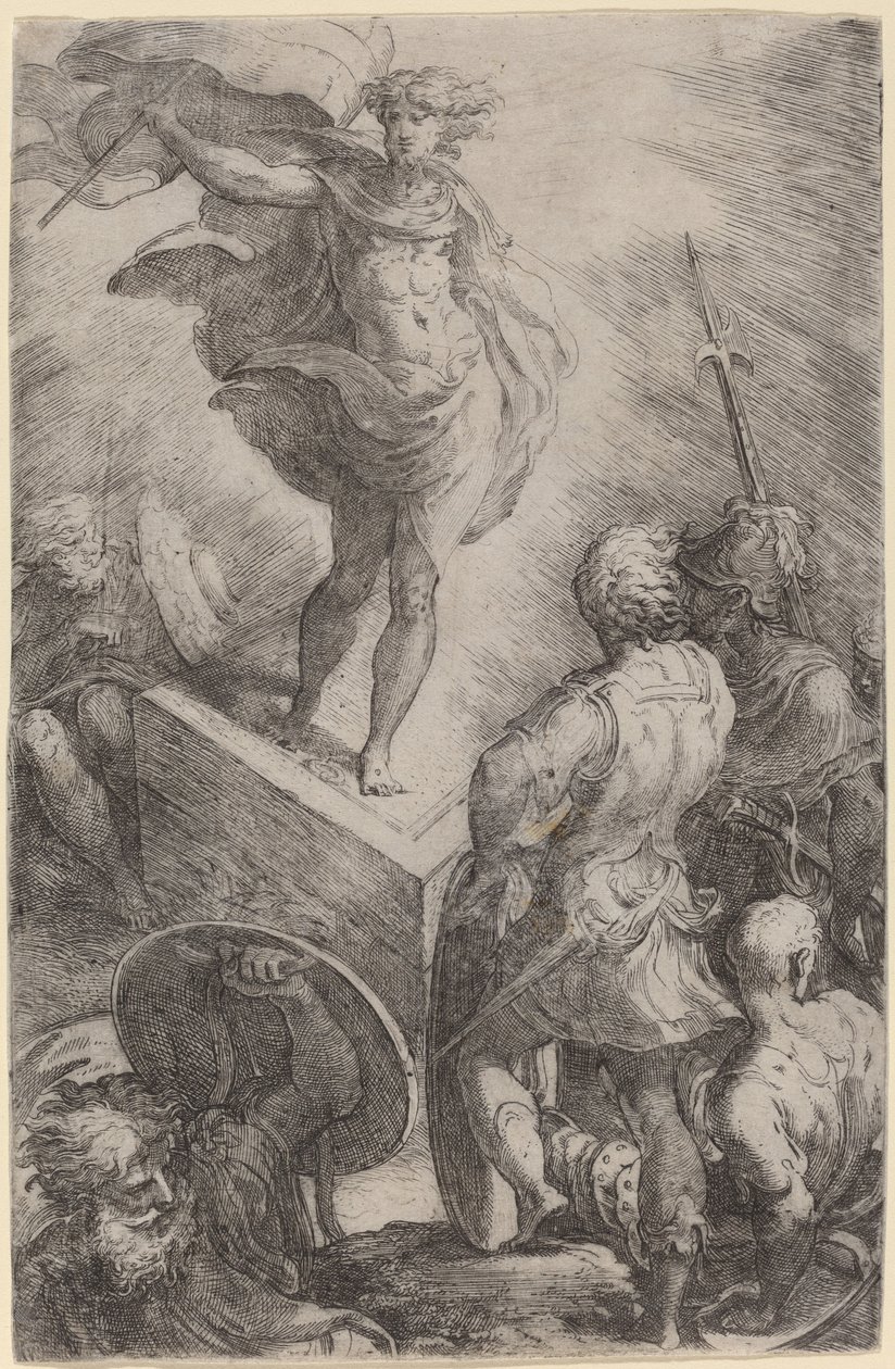 Vzkříšení Krista od Parmigianino