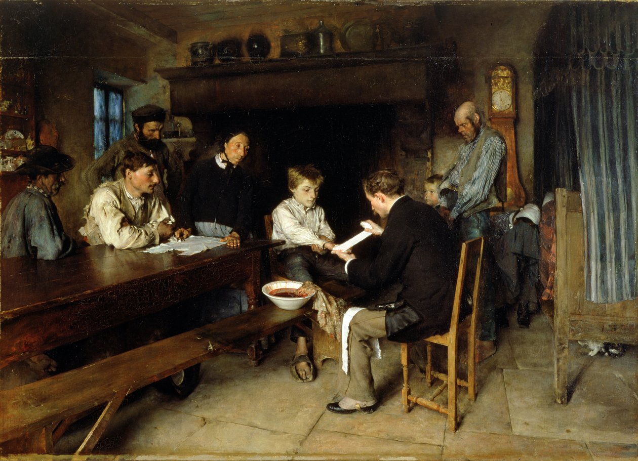 Nehoda, 1879 od Pascal Adolphe Jean Dagnan Bouveret