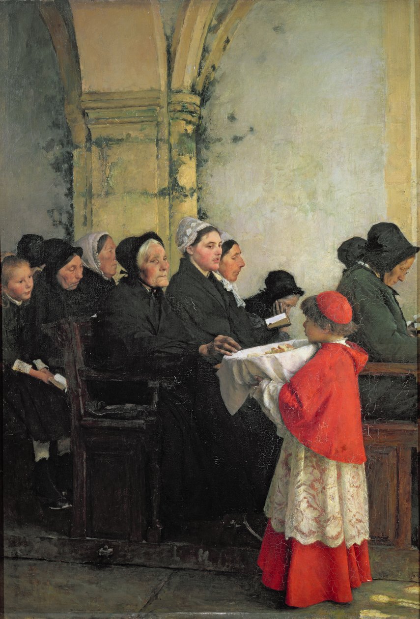 Zasvěcený chléb, 1885 od Pascal Adolphe Jean Dagnan Bouveret