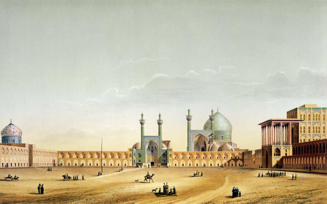 Královský palác a Mesdjid-i-Shah, Isfahán, deska 6-7 z 