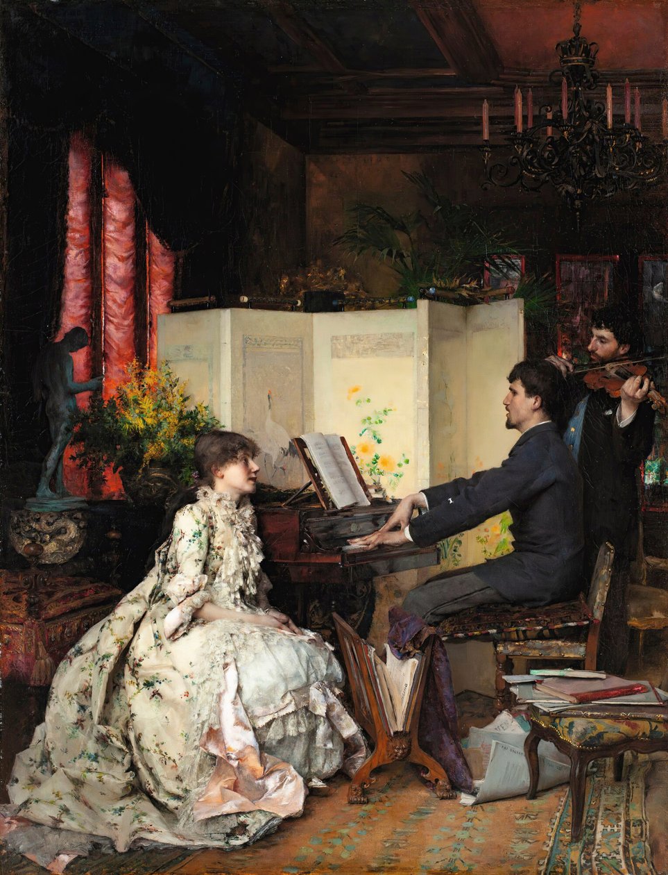 Duet, 1883. od Pascal Adolphe Jean Dagnan Bouveret