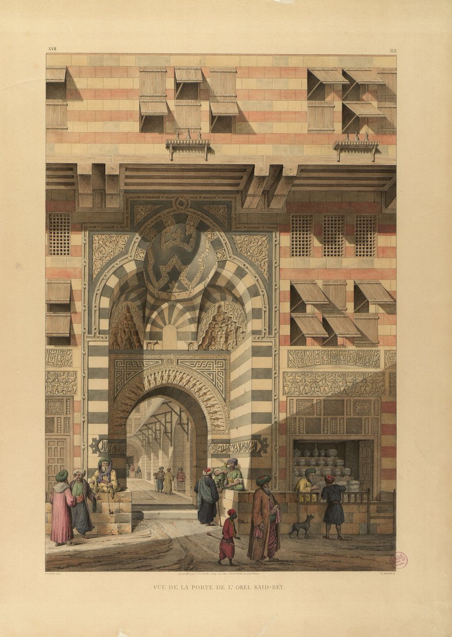 Sabil-Kuttab sultána Qaitbaye od Pascal Xavier Coste