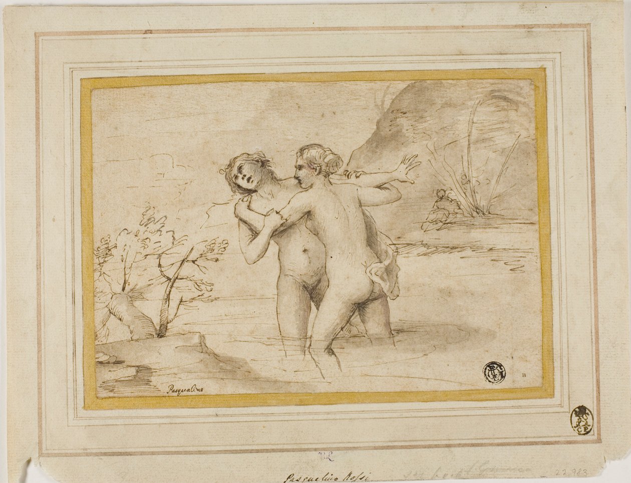 Salmacis a Hermafrodit od Pasquale de