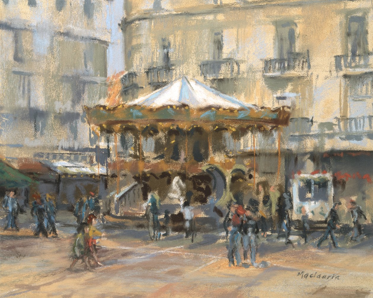 Malý kolotoč, Montpellier od Pat Maclaurin