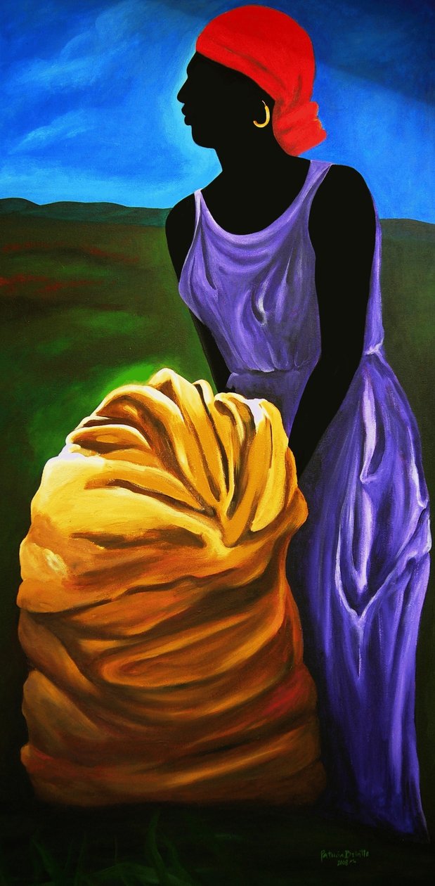 Esther, 2008 (akryl na plátně) od Patricia Brintle