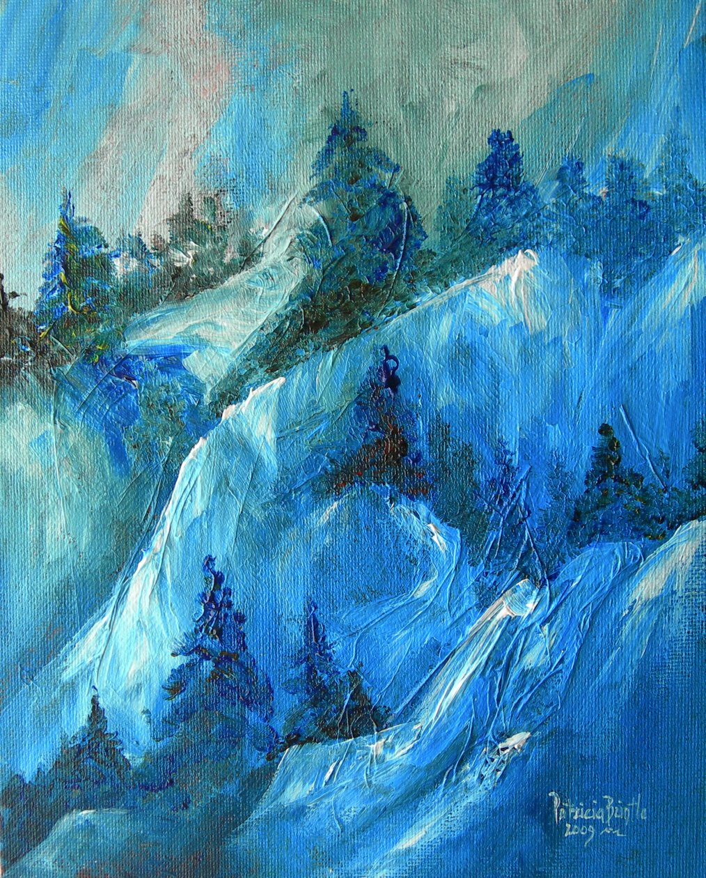 Špičková výdrž, 2009 (akryl na umělecké desce) od Patricia Brintle