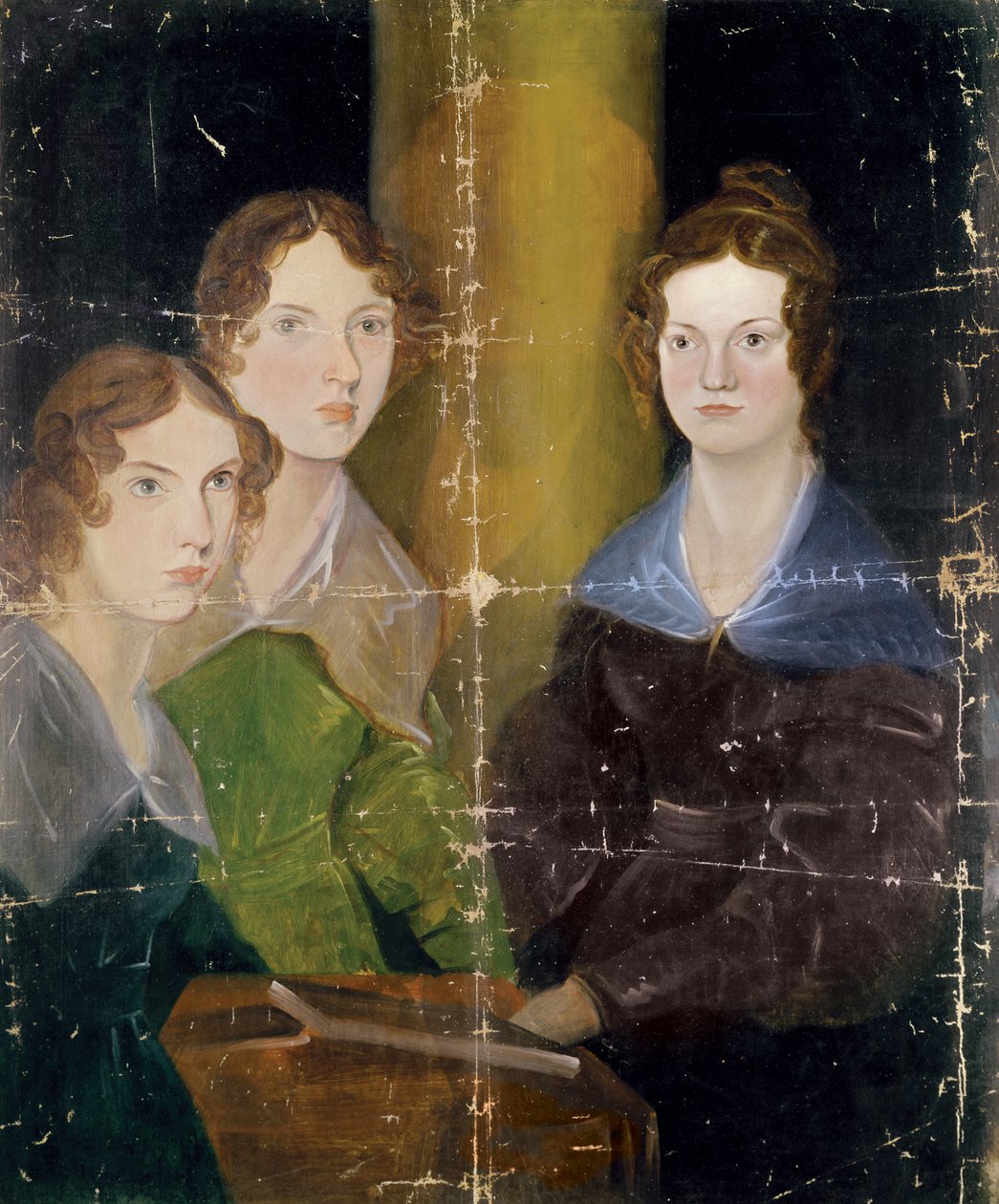 Portrét sester Bronteových, kolem roku 1834 od Patrick Branwell Bronte