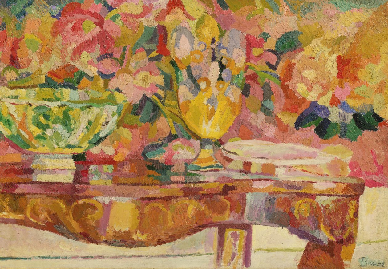 Tapiserie a konzole, 1912 od Patrick Henry Bruce