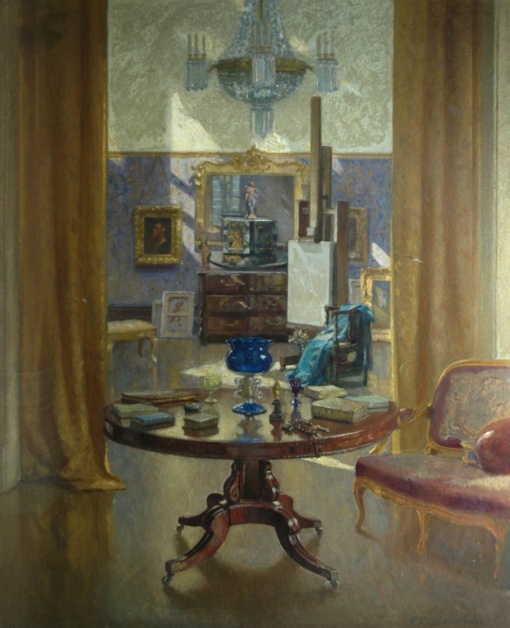 Umělcovo studio, 1921 od Patrick William Adam