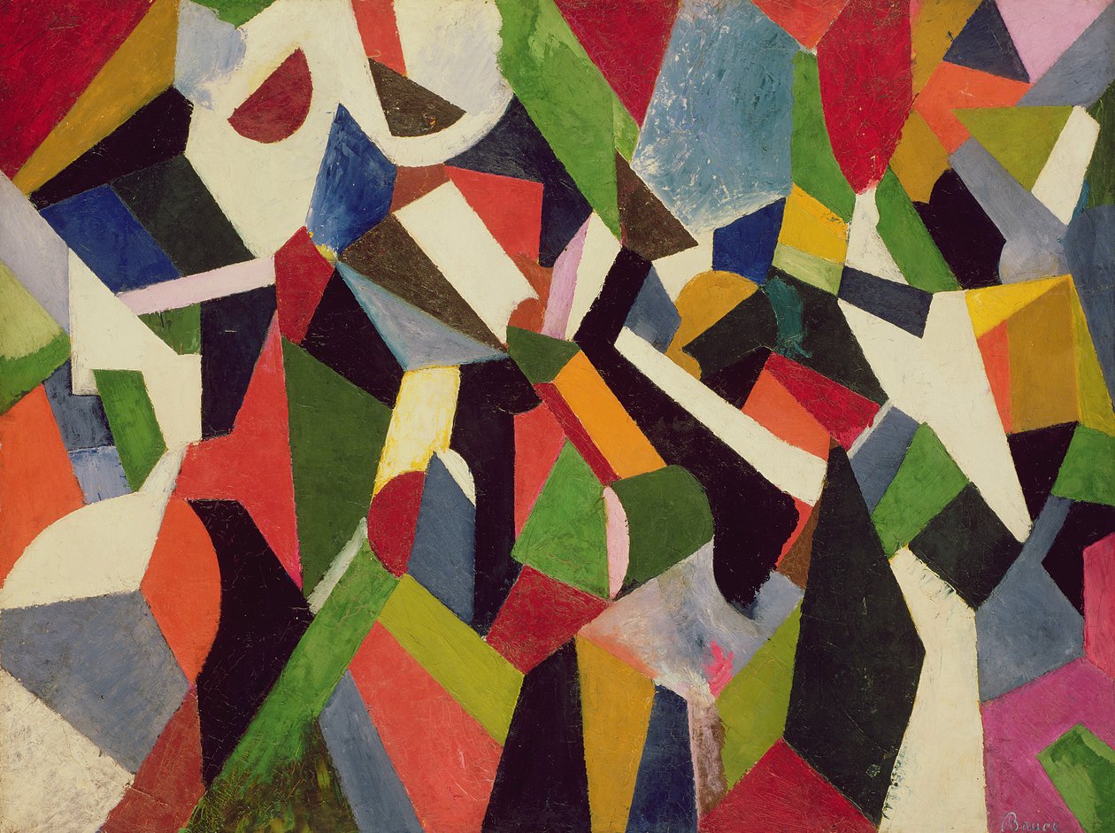 Skladba II, kolem roku 1916 od Patrick Henry Bruce