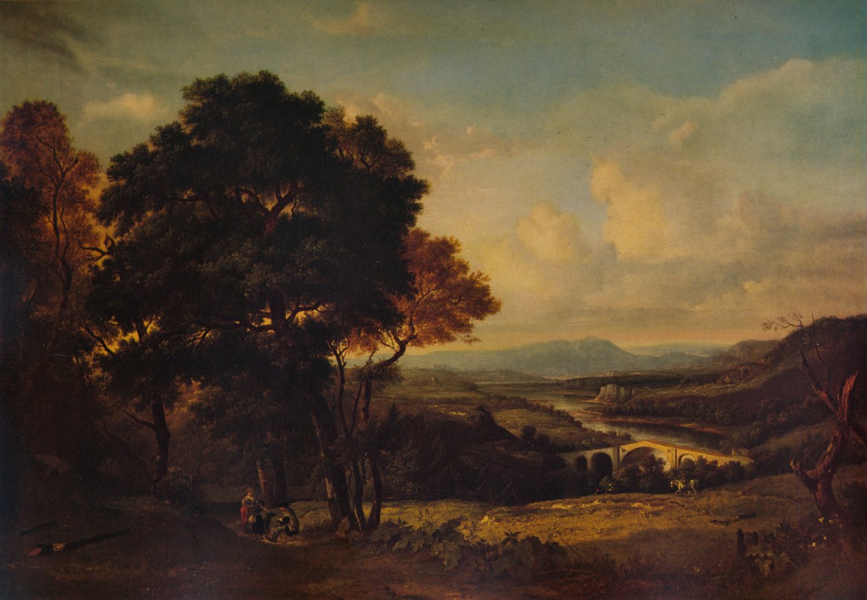 Údolí Tweedu, c1803 od Patrick Nasmyth