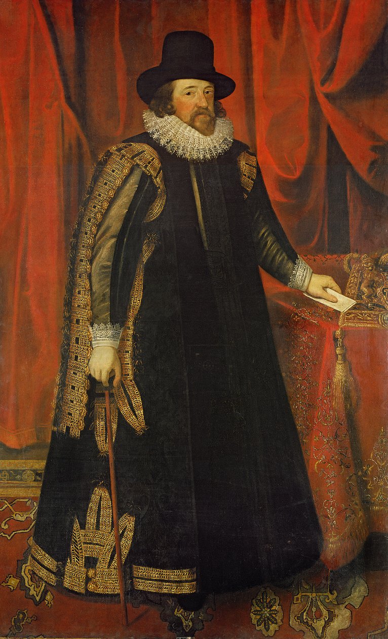Sir Francis Bacon (1561-1626) vikomt ze St. Albans od Paul van Somer