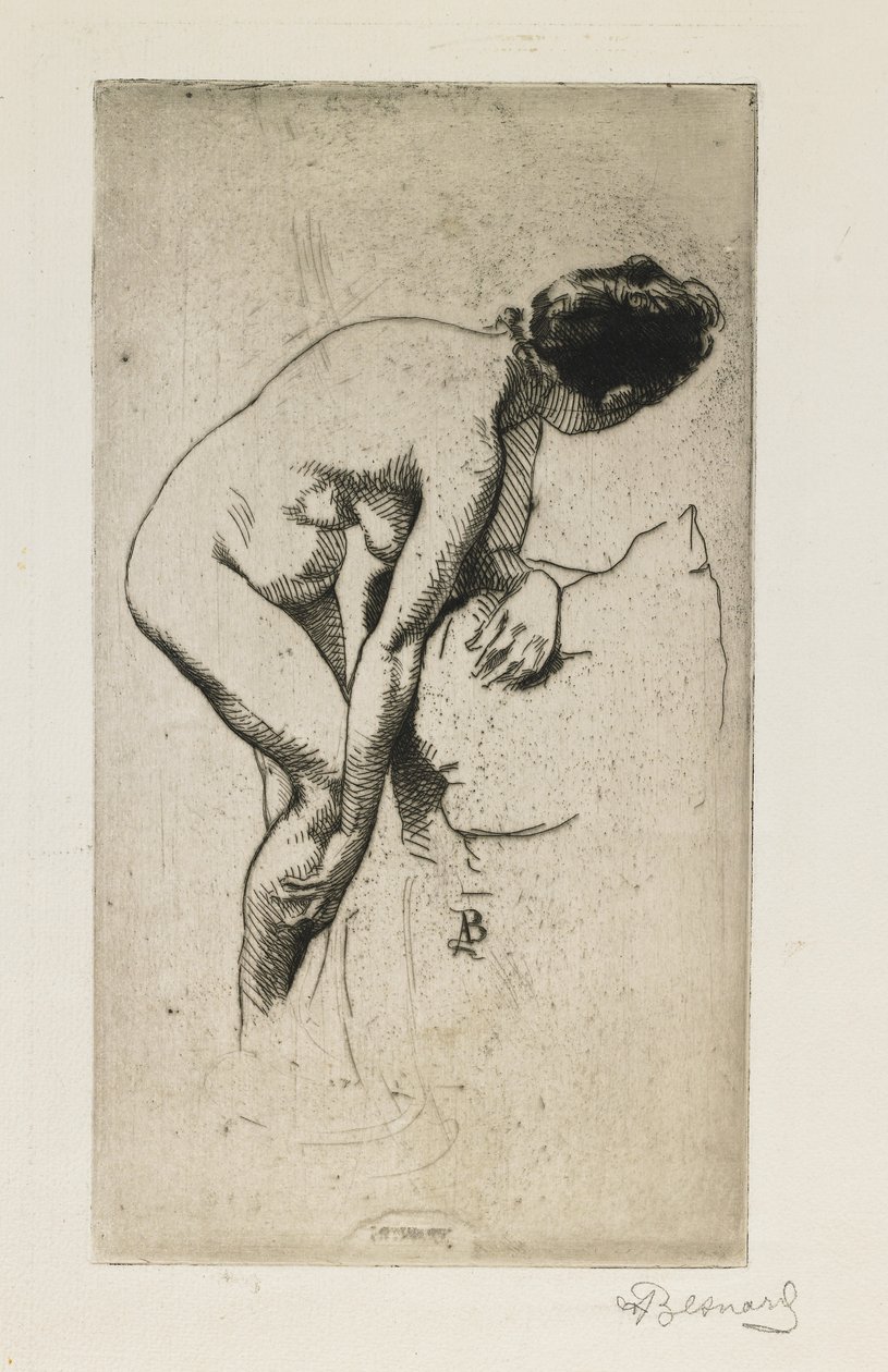 Studie o nahé ženské postavě, 1886 od Paul Albert Besnard